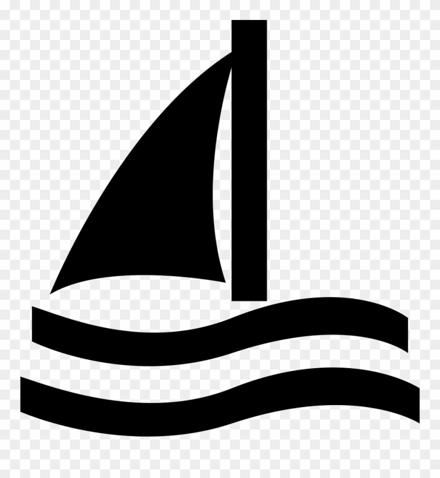 Sailboat Clipart Waterways - Png Download