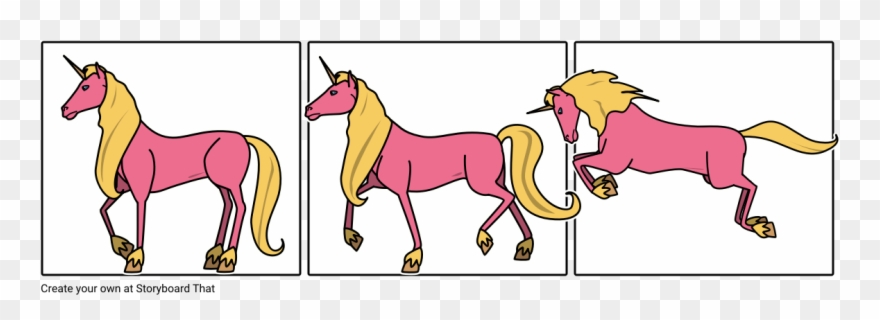 Pretty Pink Unicorn Clipart