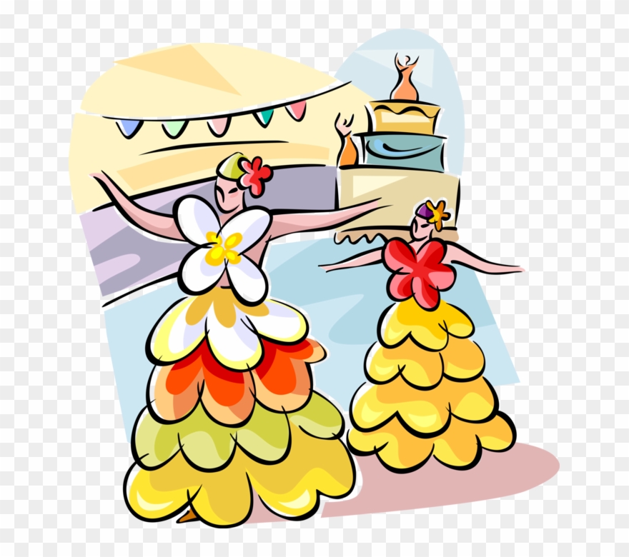 Vector Illustration Of Annual Brazilian Carnival Festival Clipart