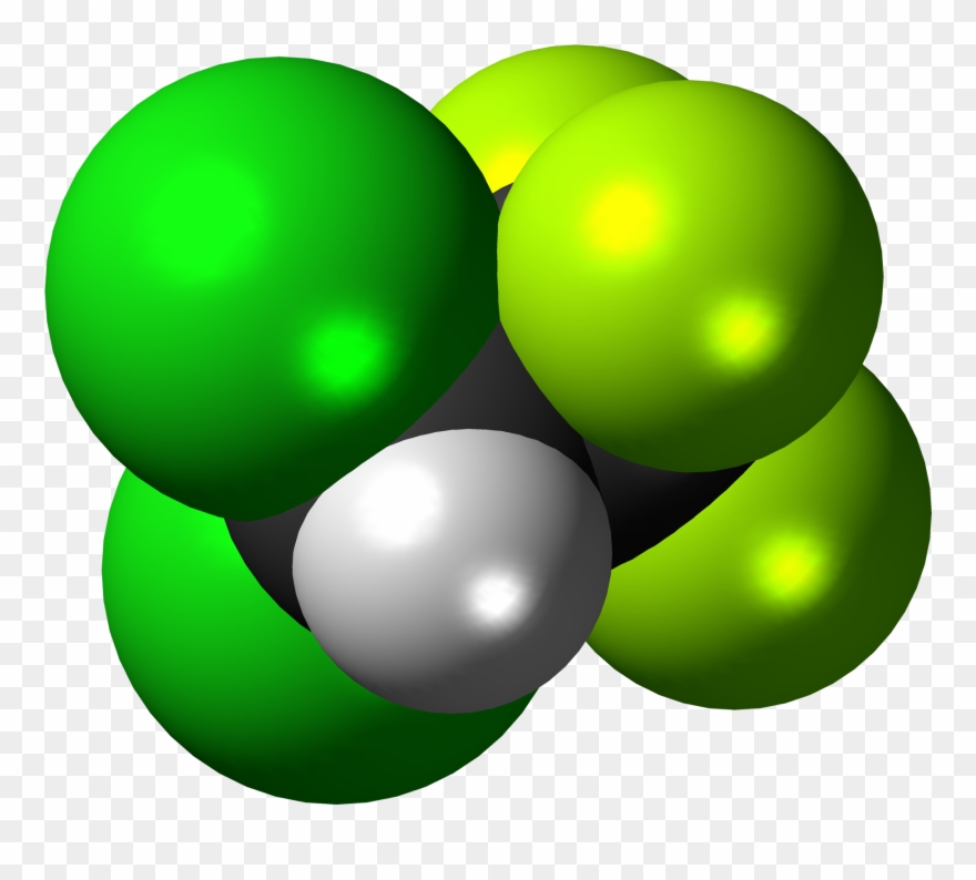 Hcfc 123 3d Spacefill Clipart
