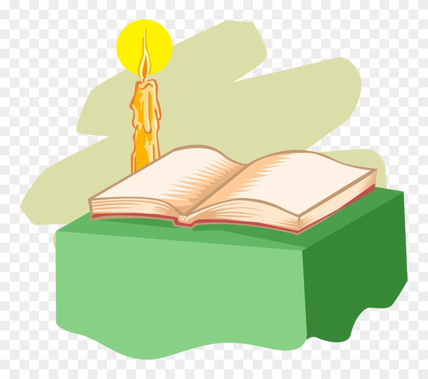Vector Illustration Of Religious Good Book Holy Bible Clipart