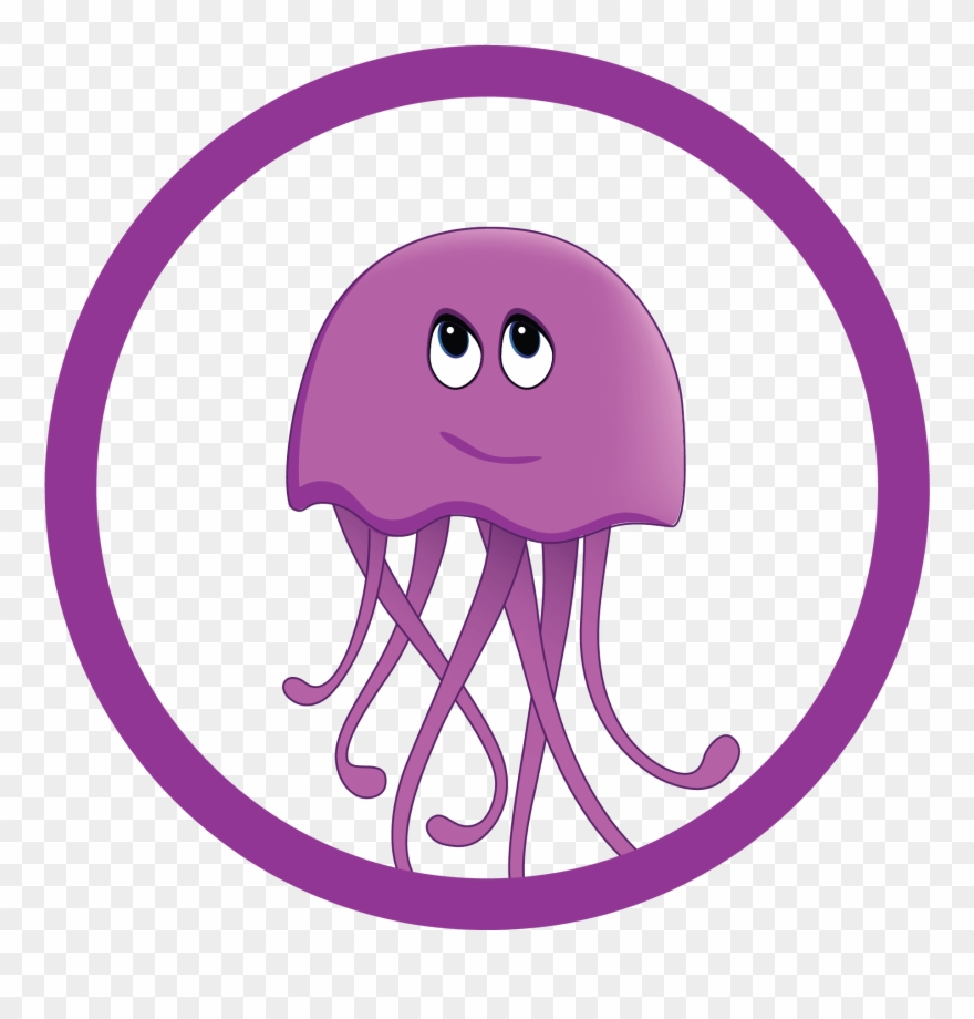 Jellyfish Clipart 5 Fish - Png Download