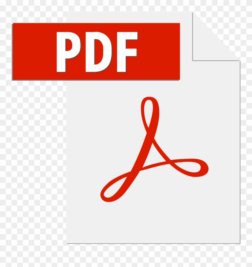 Adobe Pdf File Icon Logo Vector Free Vector Silhouette Clipart