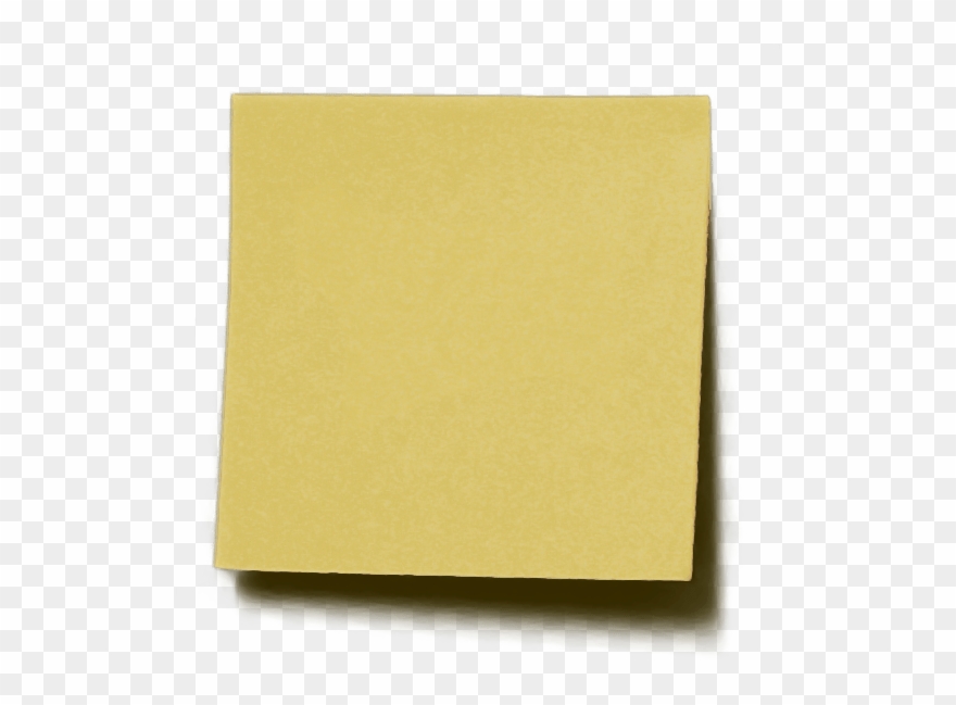Download Recycled Paper Sticky Note Transparent Png Clipart