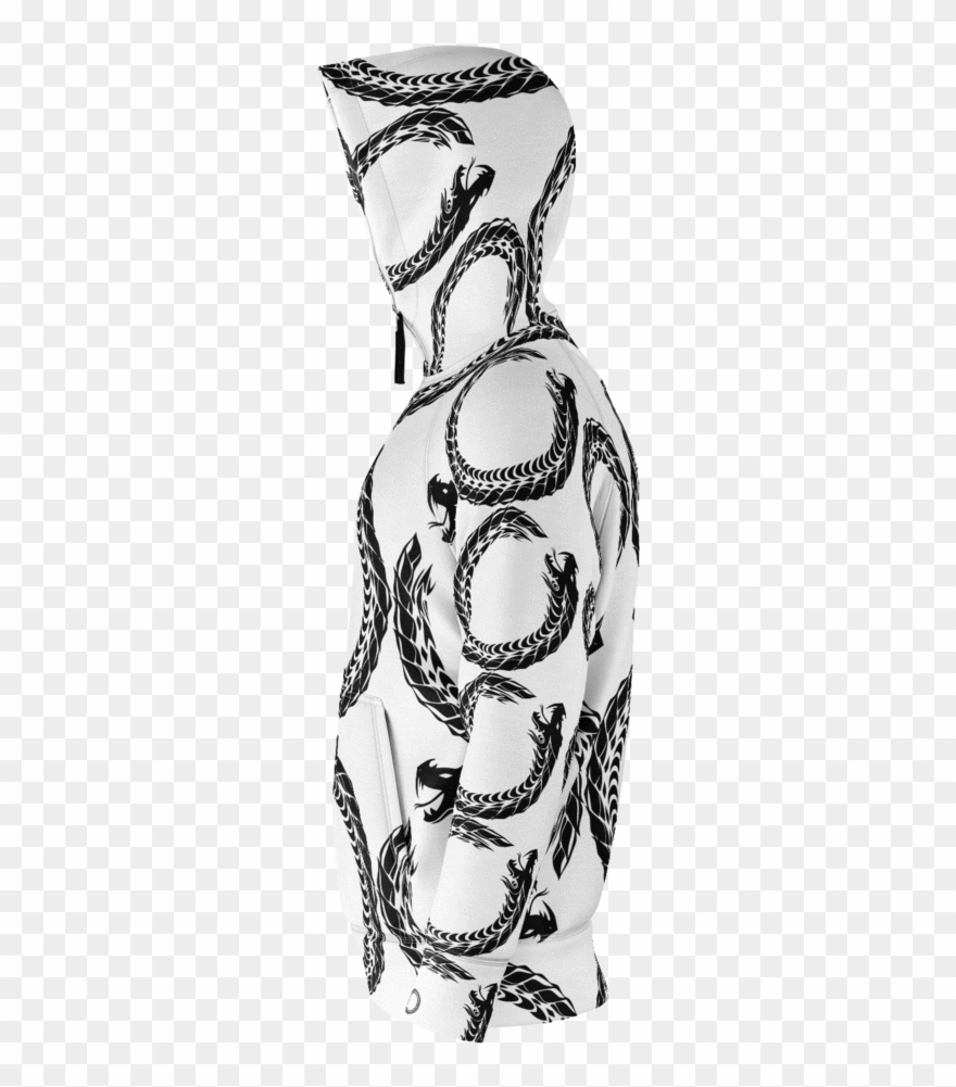 Dragon Logo Zip Hoody Clipart