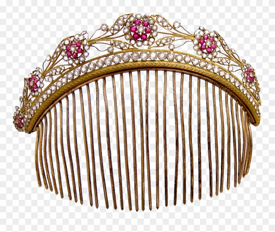 Regency Fire Gilded Tiara Clipart