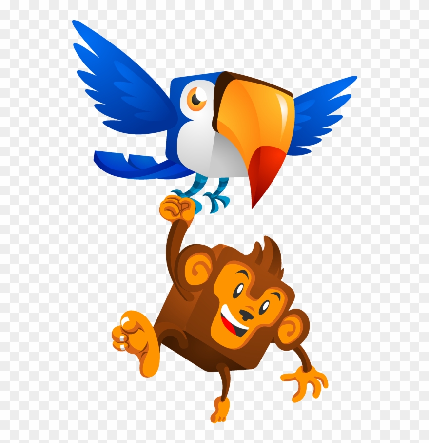 Kotiki Et Toukan Clipart