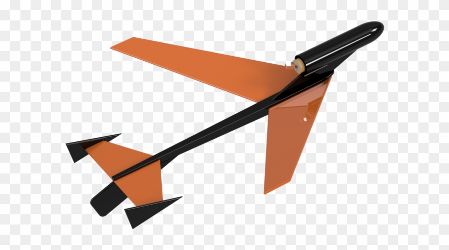 Semroc Flying Model Rocket Kit Hawk Kv 65 *new Re Design* Clipart