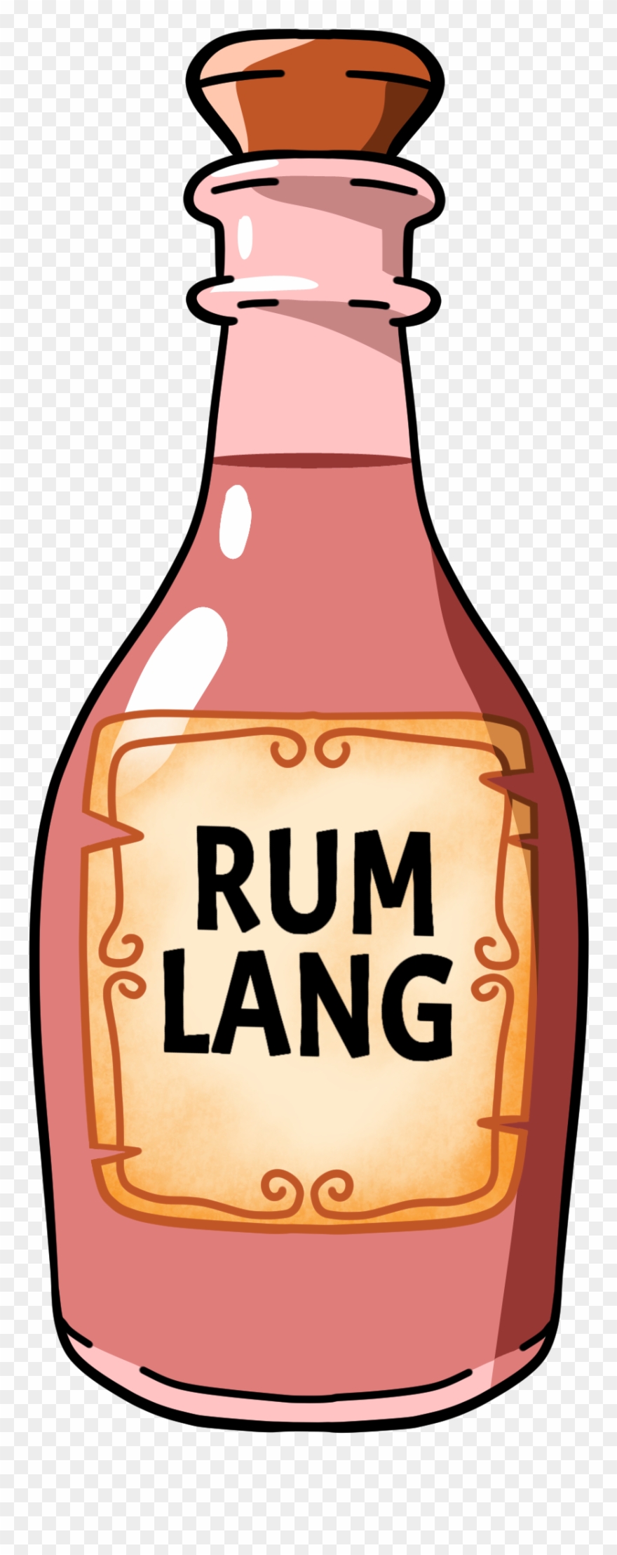 Rum Bottle Clipart Png Download (3058609) PinClipart