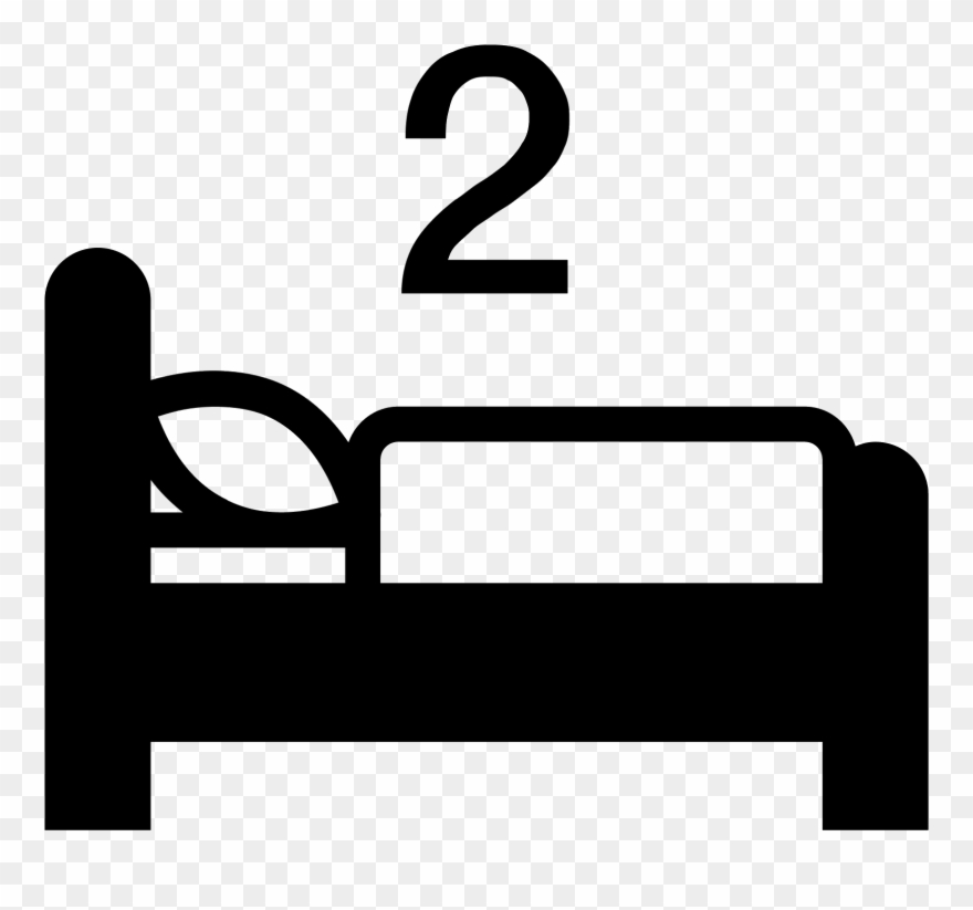 Picture Transparent Stock Two Beds Filled Icon Free Clipart