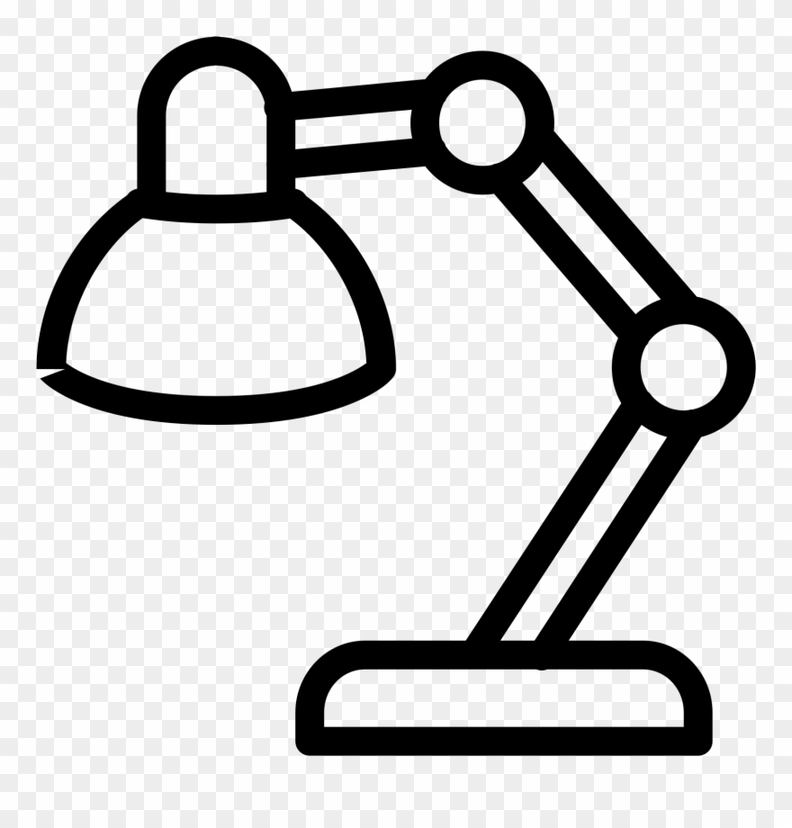 Lamp Clipart Study Lamp - Png Download