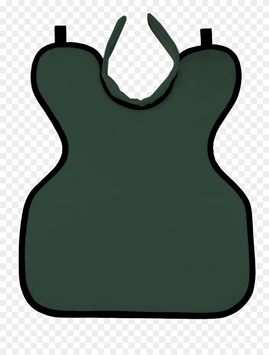 Image For Soothe-guard Child Apron With Collar Dark Clipart