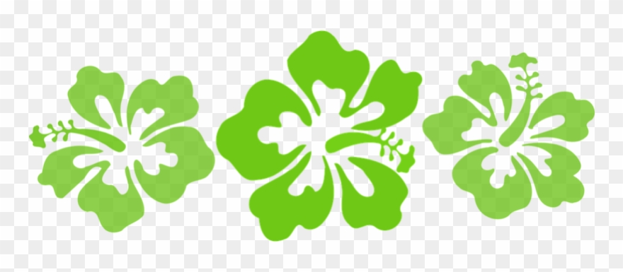Hibiscus, Green, Hawaii, Desi Clipart