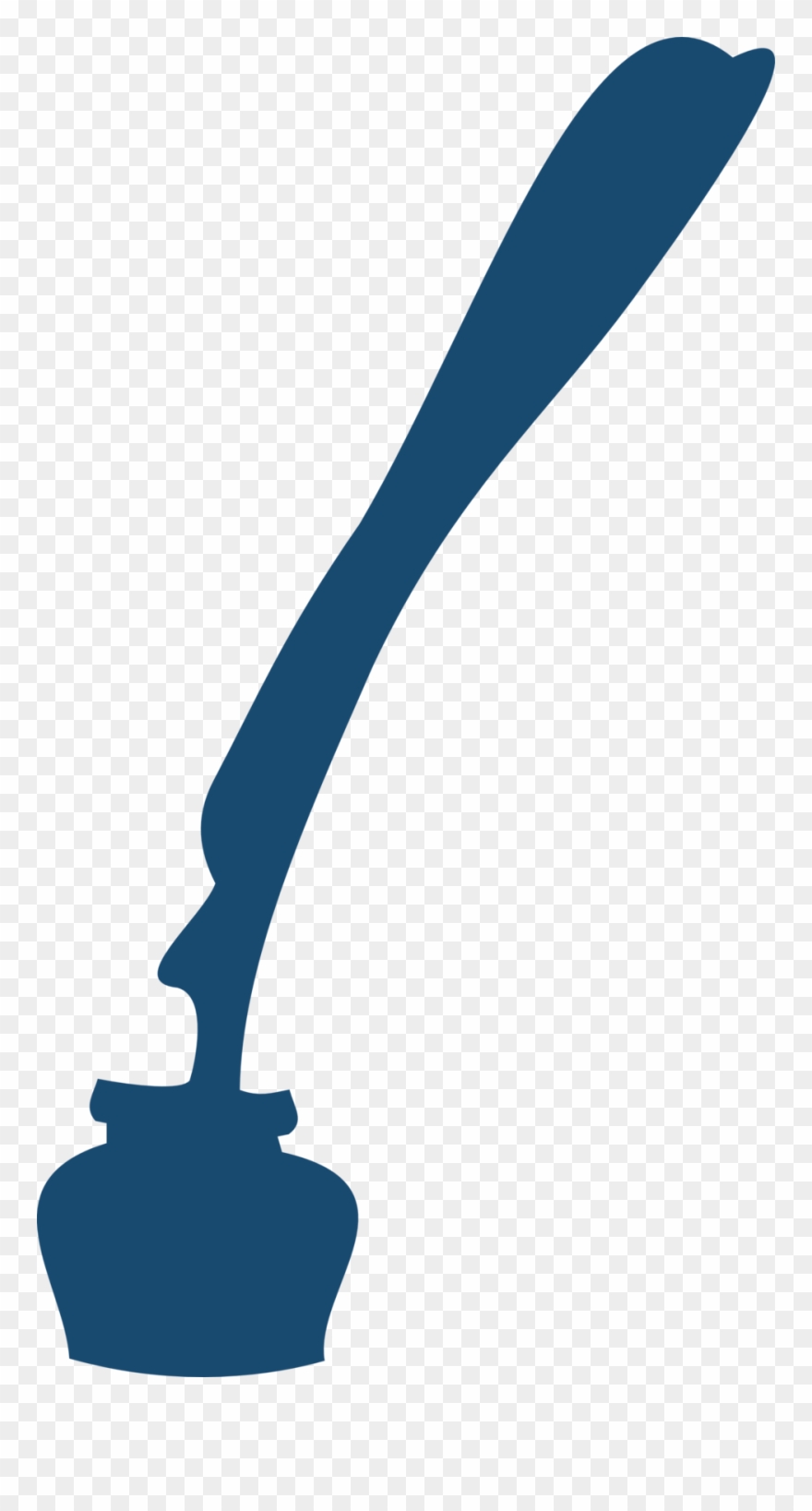 Inkwell With Quill Clipart