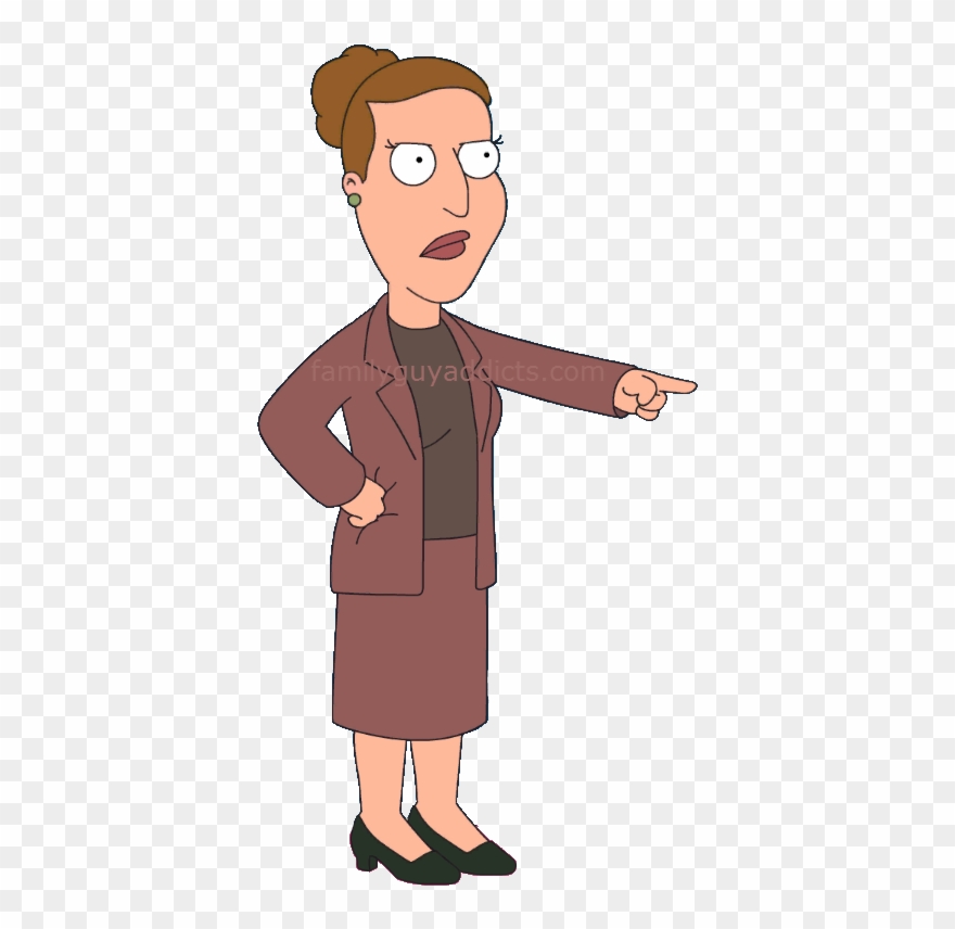 Angela Pointing Clipart