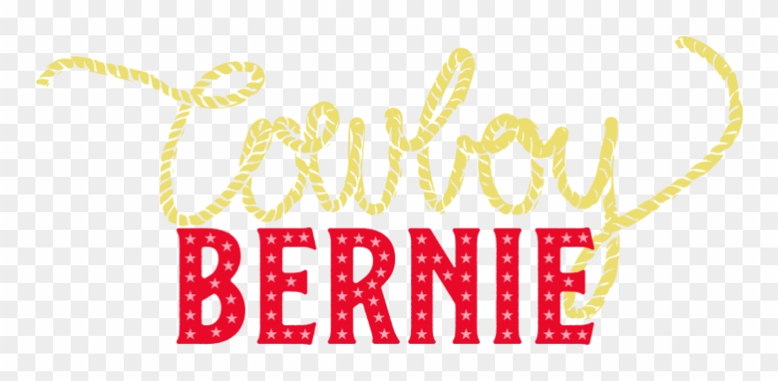 Cbc Cowboy Bernie Title Clipart