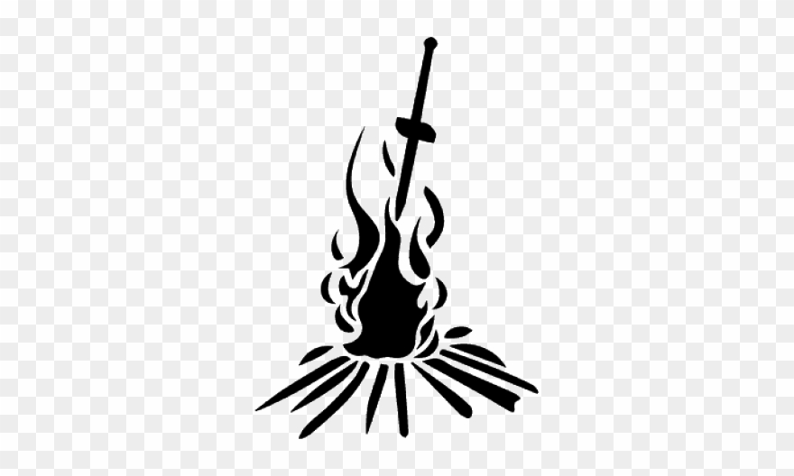 Bonfire Clipart Dark Souls - Png Download