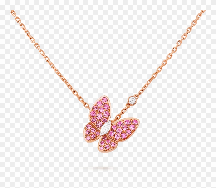 Two Butterfly Pendant Clipart