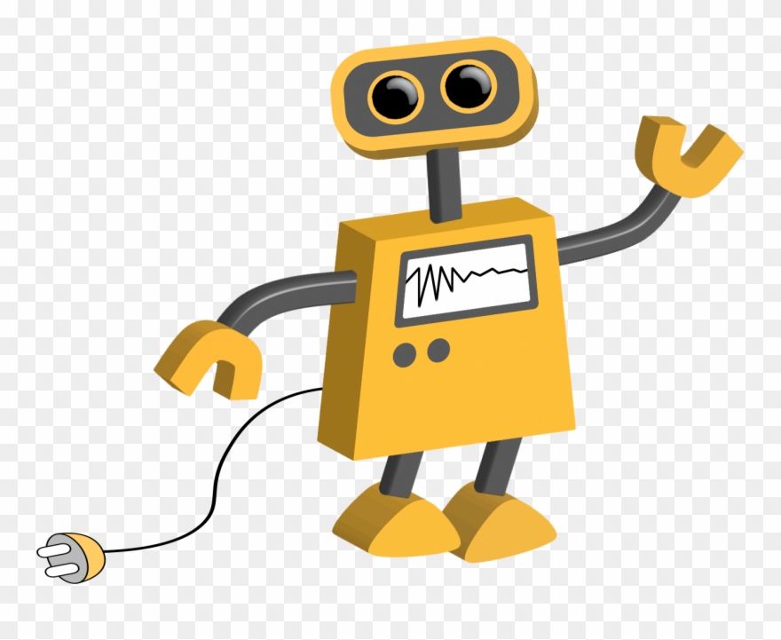 Robot 38 - Unplugged Clipart