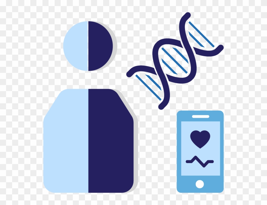 A User With A Medical Phone Application Clipart