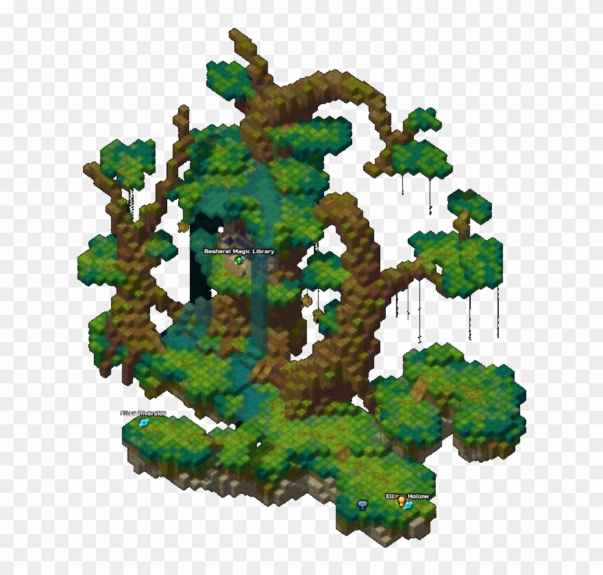 Ellua Forest Path Clipart