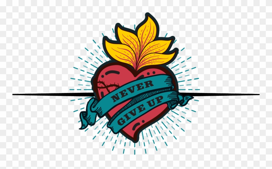 Never Give Up Clipart