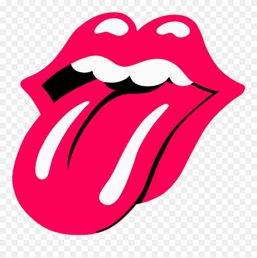Rolling Stones Logo Tongue Mouth Clipart