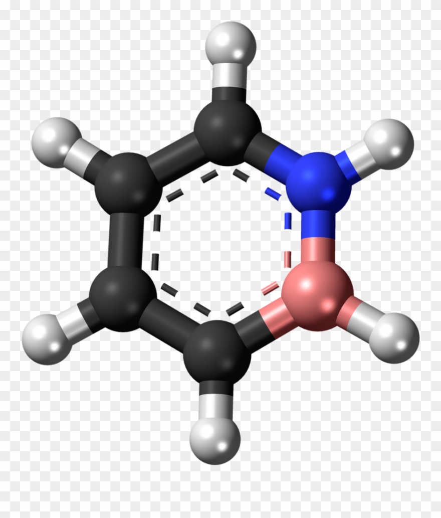 Dihydro Azaborine Heterocycle, Science Technology Clipart