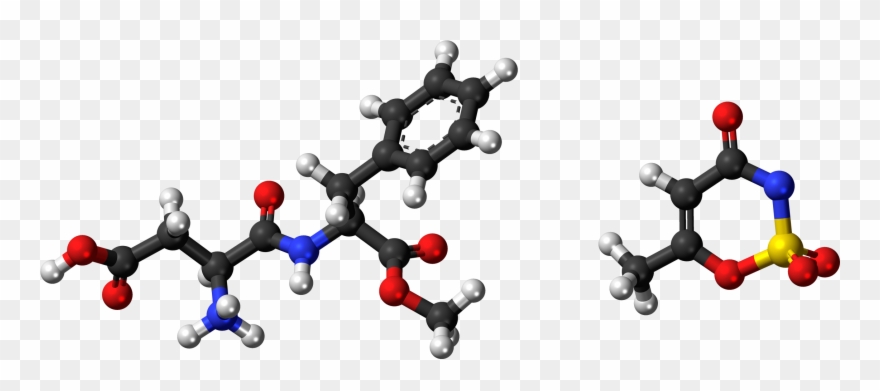 Aspartame Acesulfame Salt 3d Balls Clipart