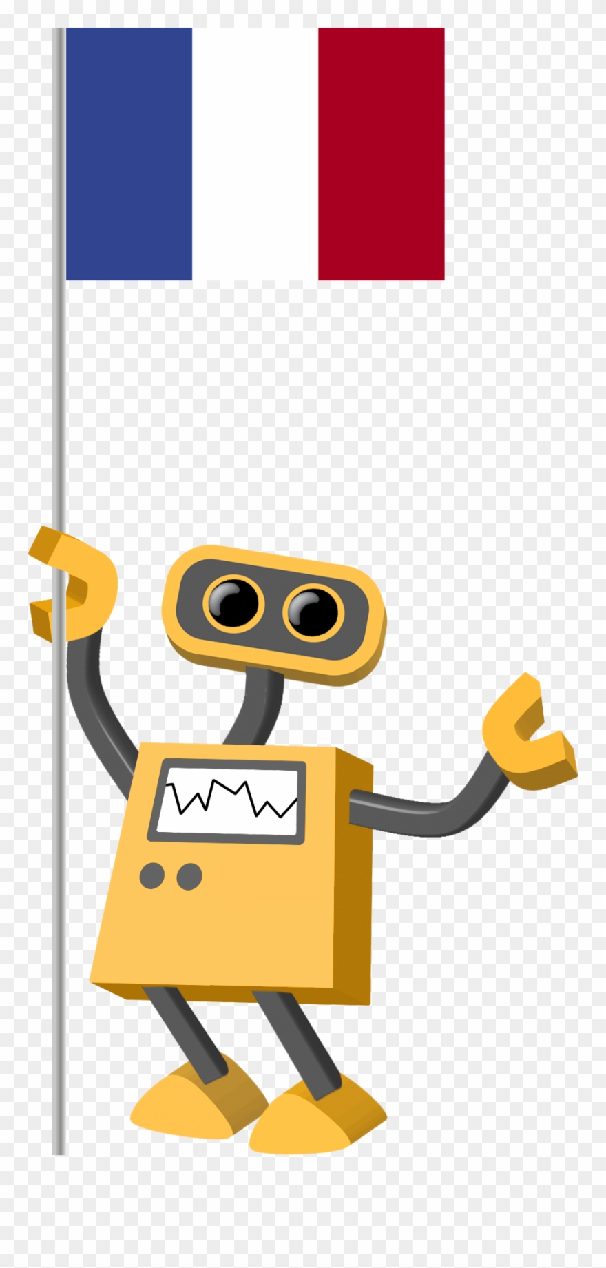 Flag Bot, France Clipart