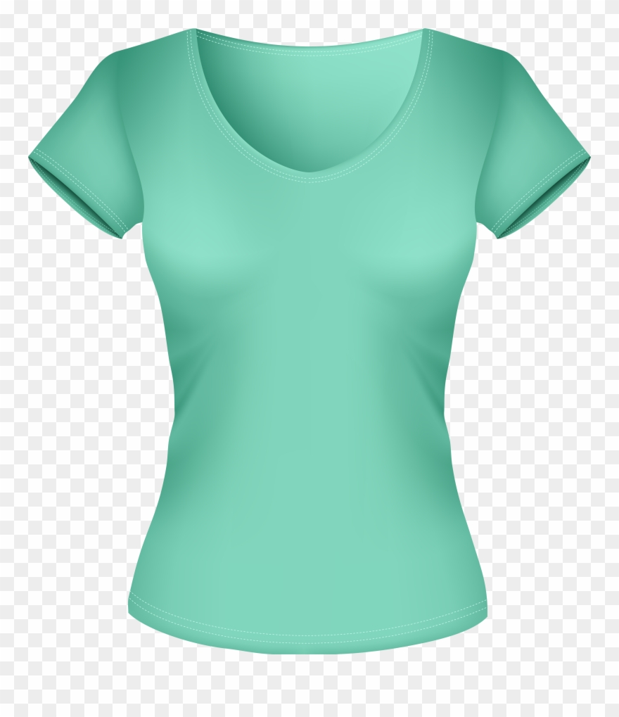 Female Green Shirt Png Clipart Transparent Png