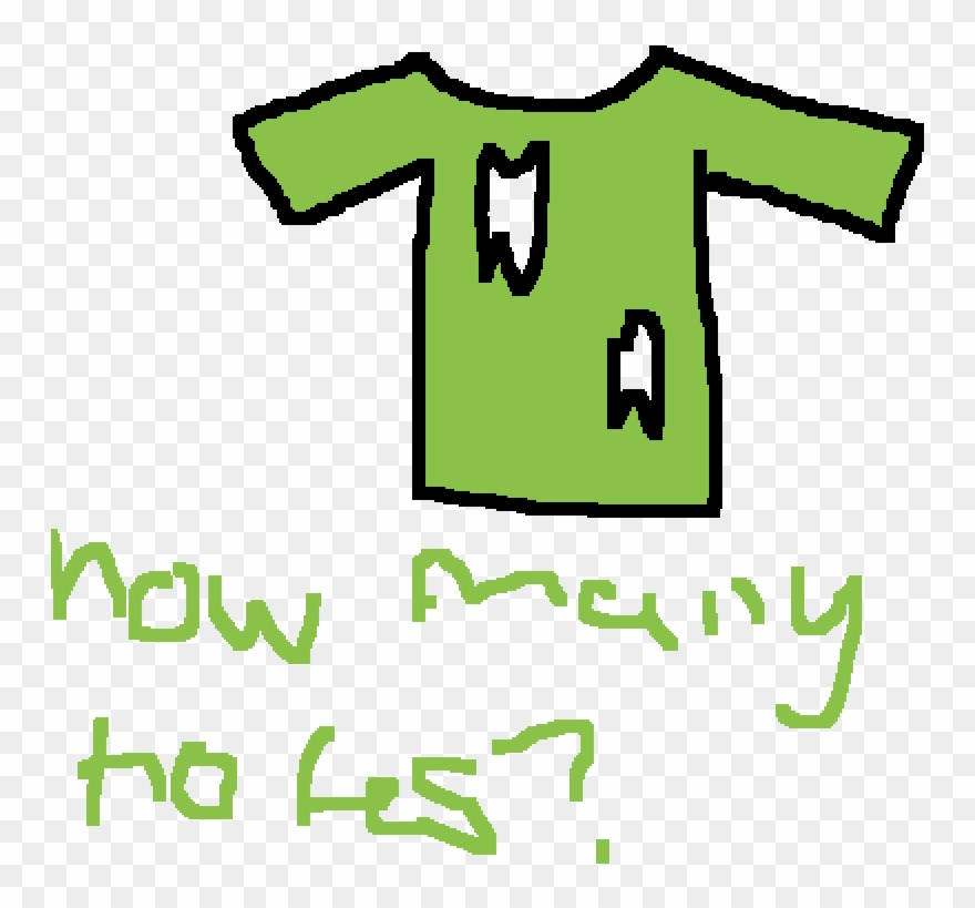 How Many Holes Are In This Shirt Clipart
