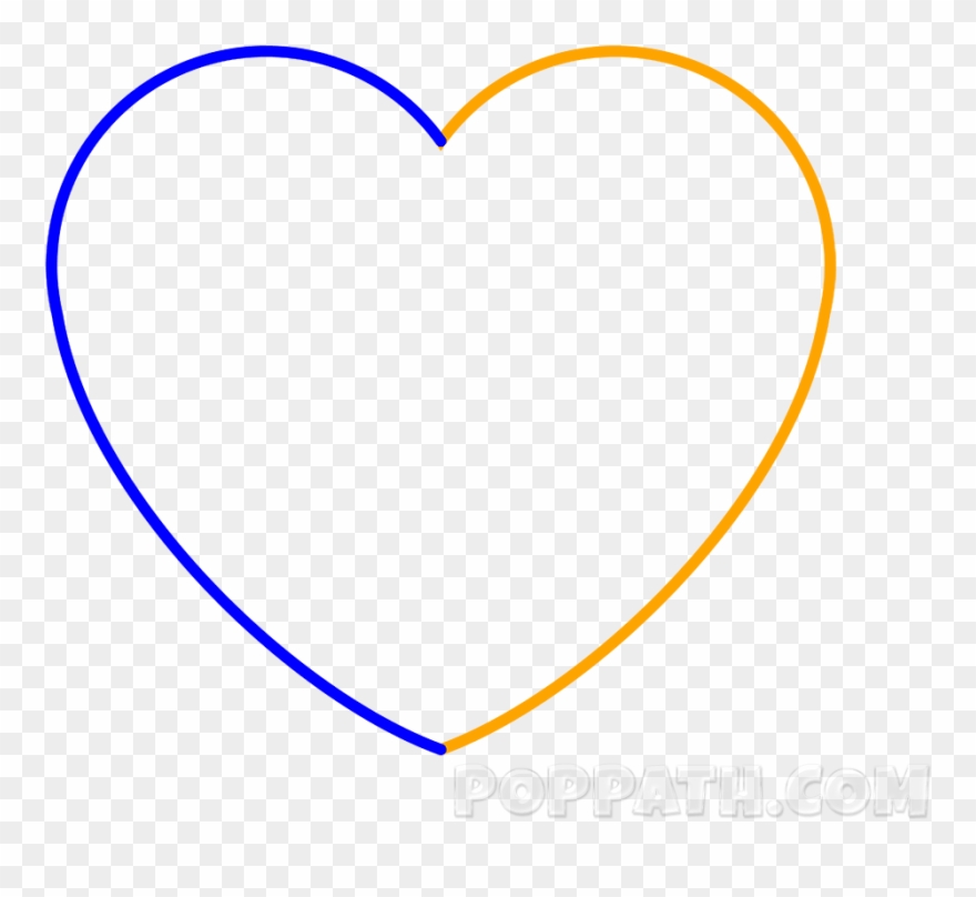 How To Draw A Heart Arrow Emoji Pop Path Clip Black - Png Download