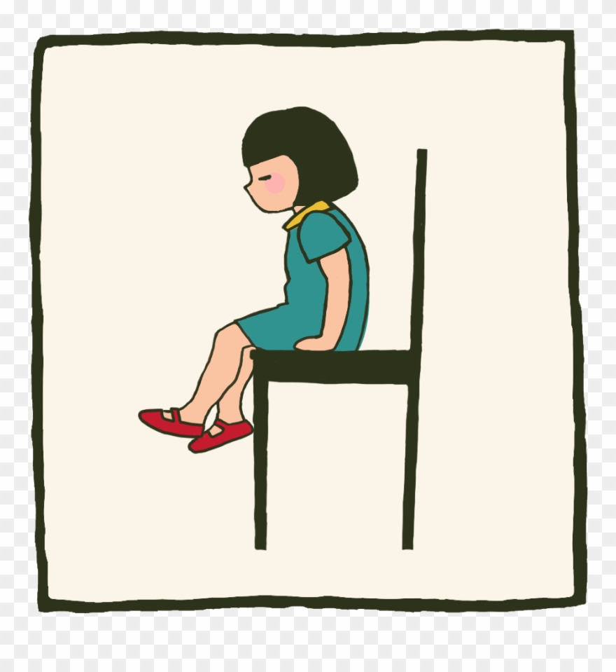 The Sitter Has No Foot And Back Support And Is Using Clipart