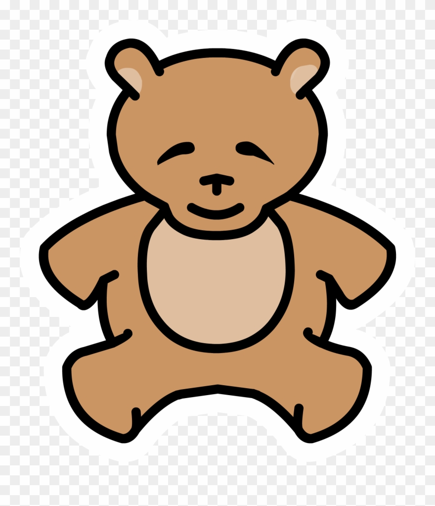Teddy Bear Pin Clipart