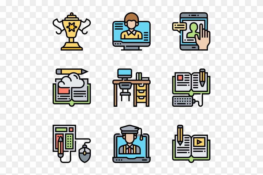 Online Education Clipart
