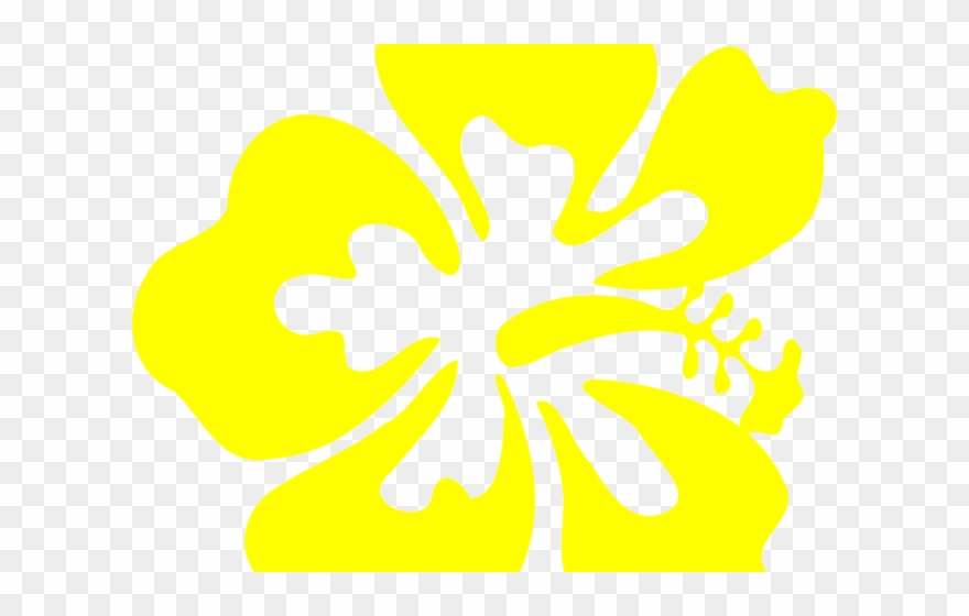 Hibiscus Clipart Yellow - Png Download