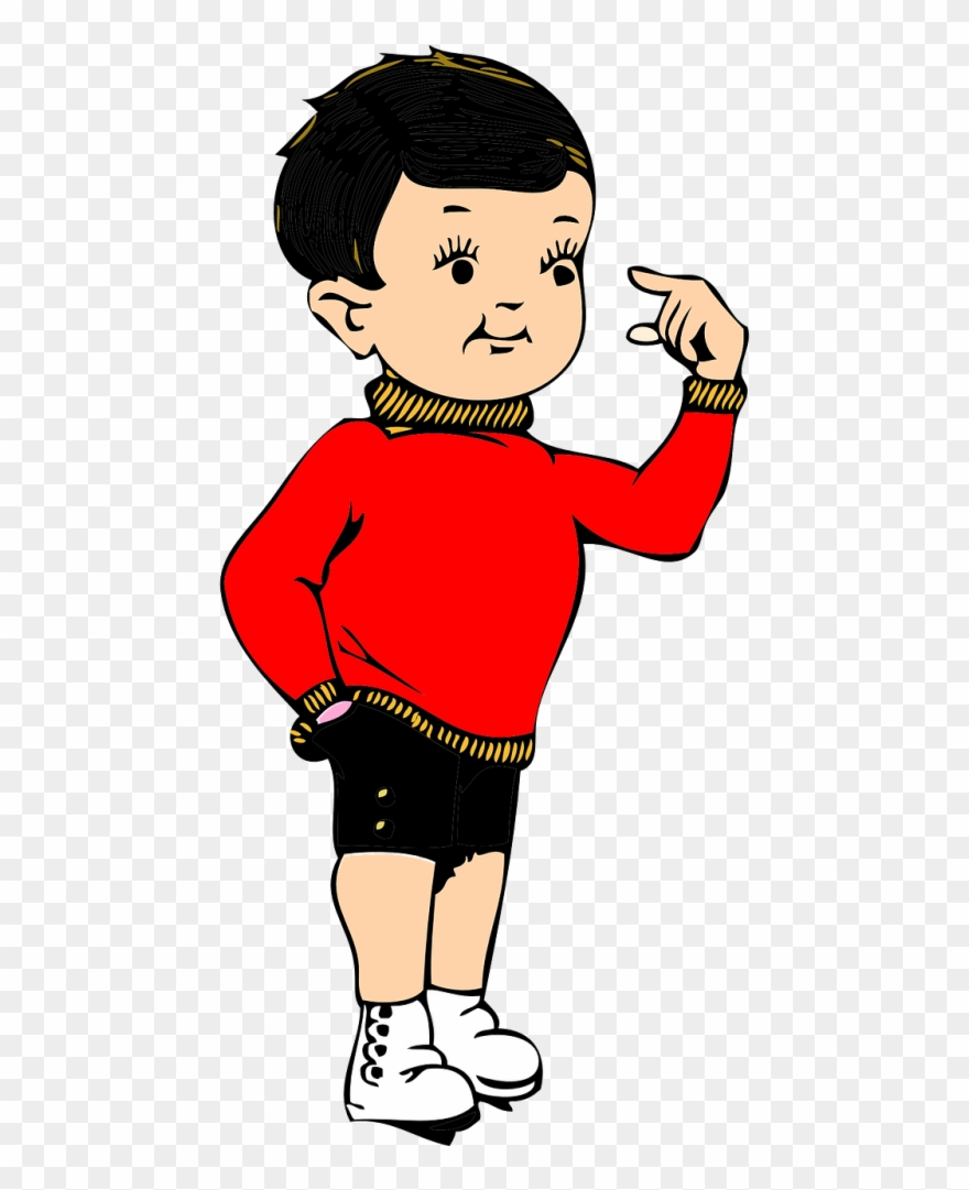 Child Pointing Clip Art - Png Download