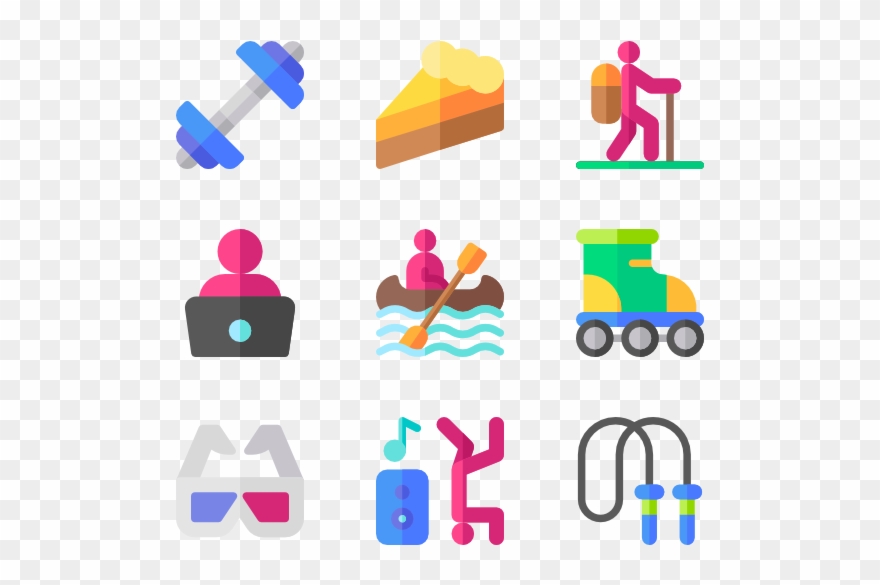 Clip Art Freetime Hobbies - Png Download