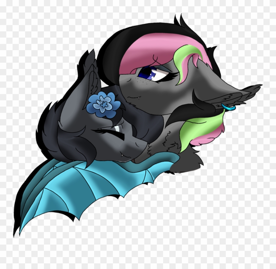 Brokensilence, Bat Pony, Bat Pony Oc, Comforting, Eyeshadow, Clipart