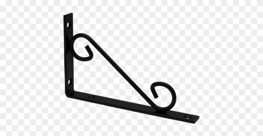 Scroll Brackets - Black Clipart