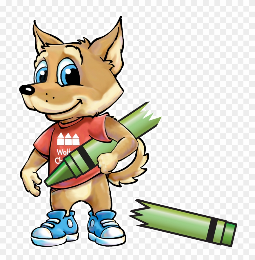 Wolfie From Wolfson Children's Hospital Clipart
