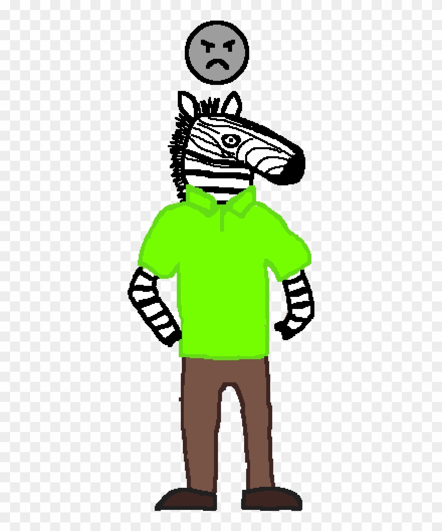 Zebra 1 Mad Clipart