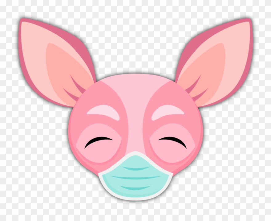 Pink Valentine's Chihuahua Emoji Stickers Clipart