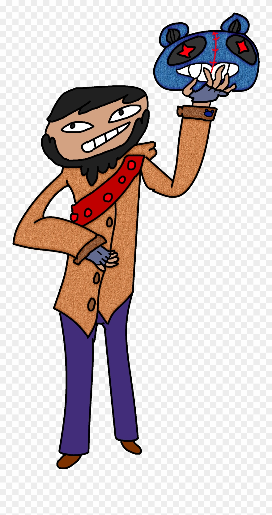 Bee Horn, The Sly Con Artist Clipart