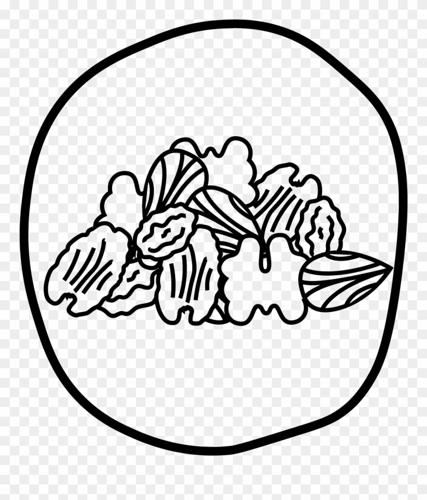 Daily Portion Of Nuts Clipart