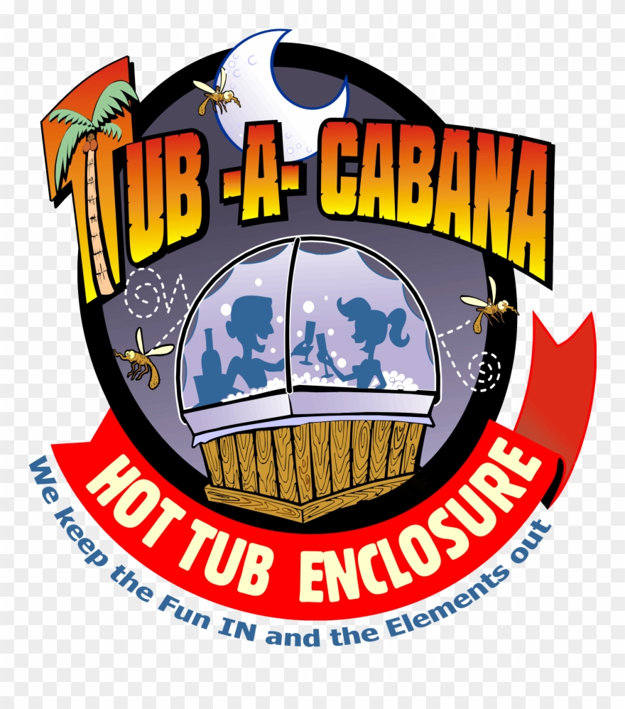 The Tub A Cabana Hot Tub Enclosure And Privacy Screen Clipart