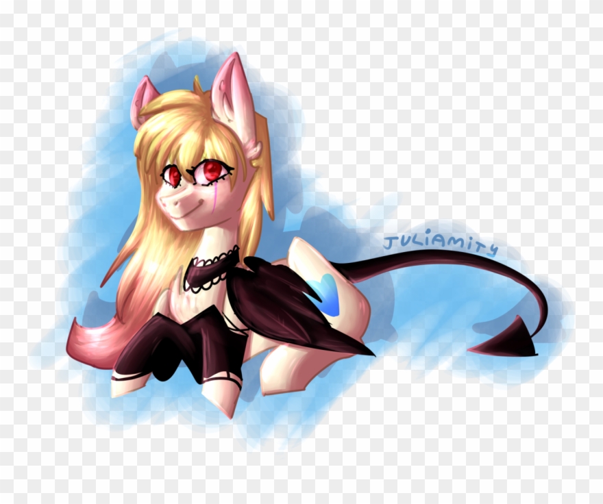 Juliamity, Bat Wings, Choker, Colored Pupils, Demon Clipart