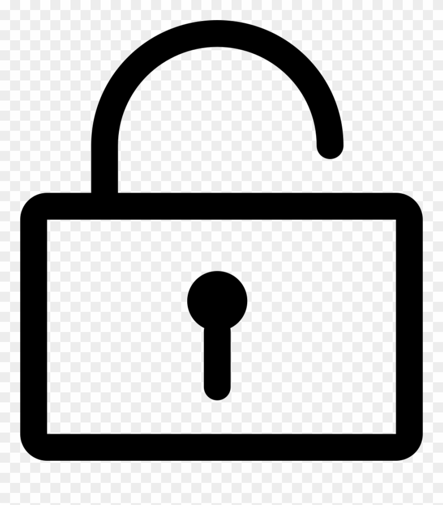 Lock Open Comments Clipart