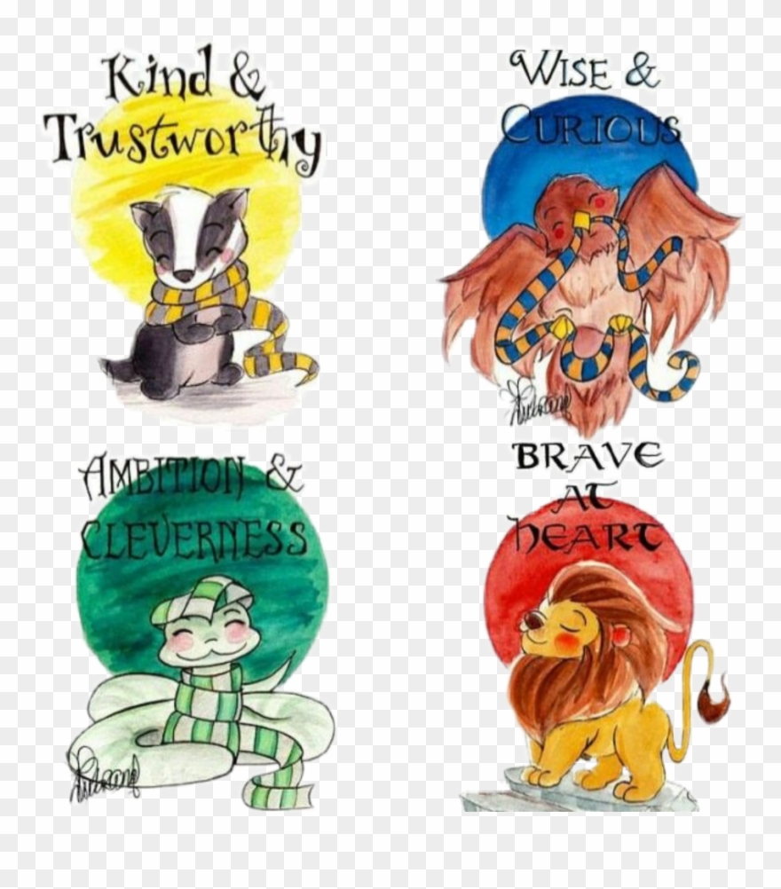 Hufflepuff Slytherin Gryffindor Ravenclaw Clipart